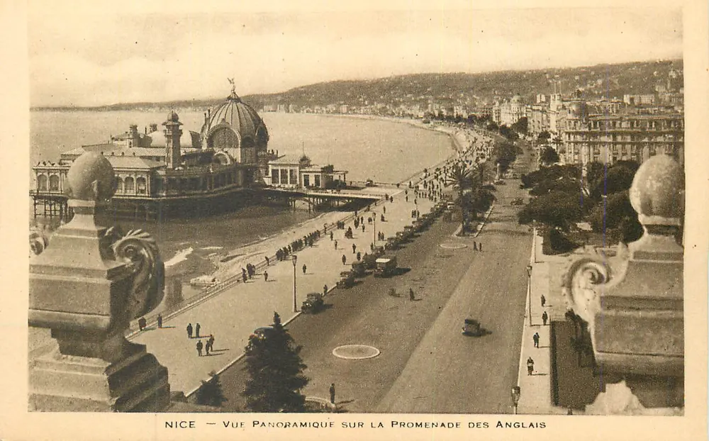 Nice — Panoramablick auf die Promenade des Anglais — Verlag nicht sichtbar - Vorderseite