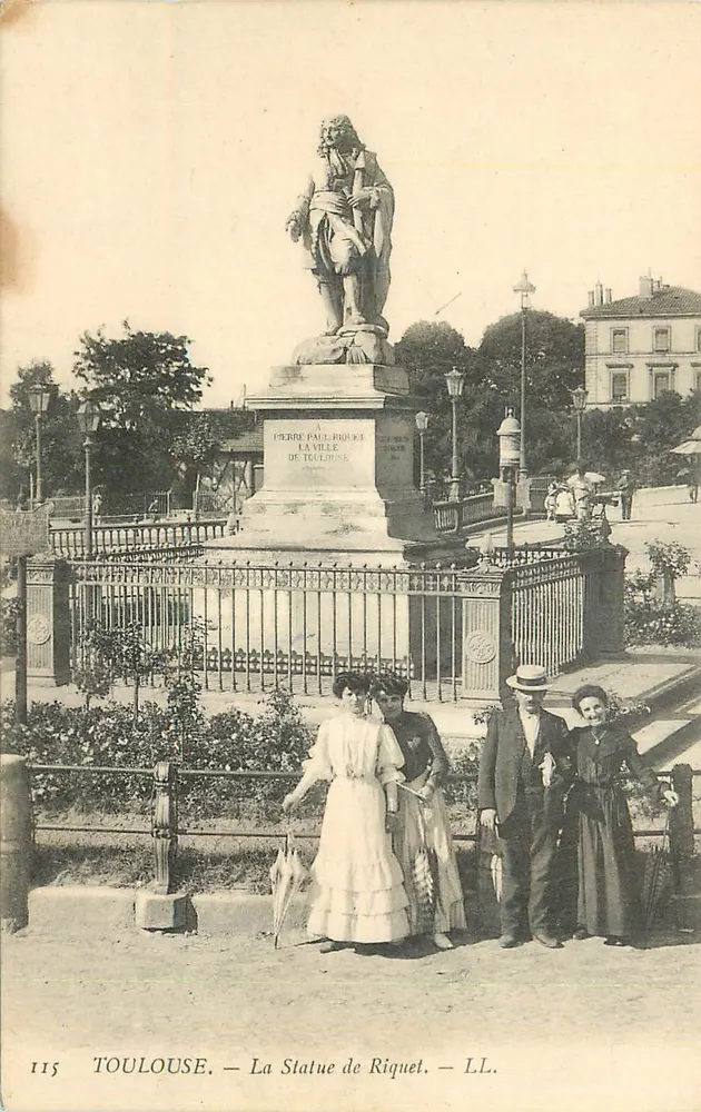 Toulouse — Estátua de Riquet — LL. n°115 - Frente