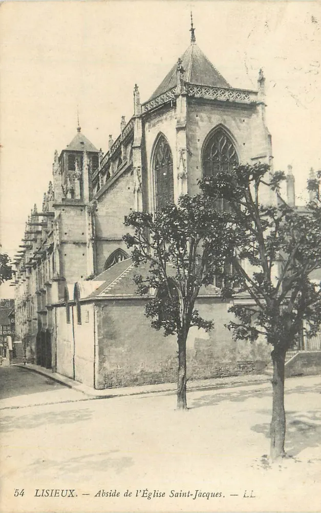 Lisieux — Abside da Igreja de São Jacó — LL - Frente