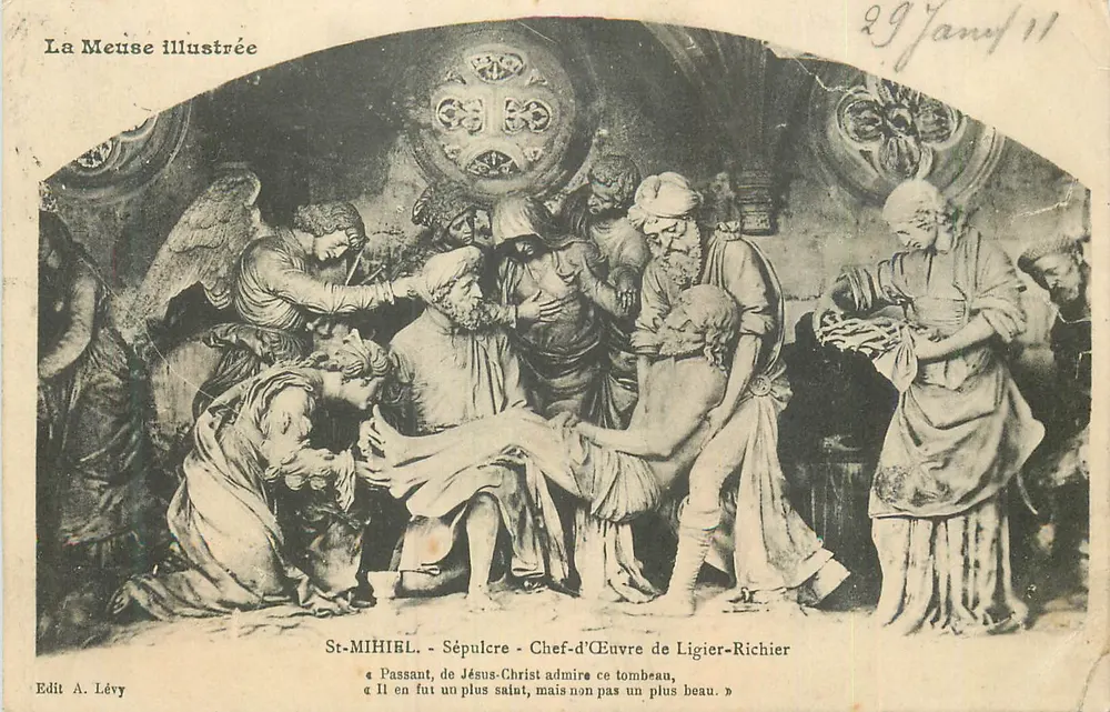 St-Mihiel - Grabmal - Meisterwerk von Ligier-Richier — La Meuse illustrée, Edit A. Lévy - Vorderseite