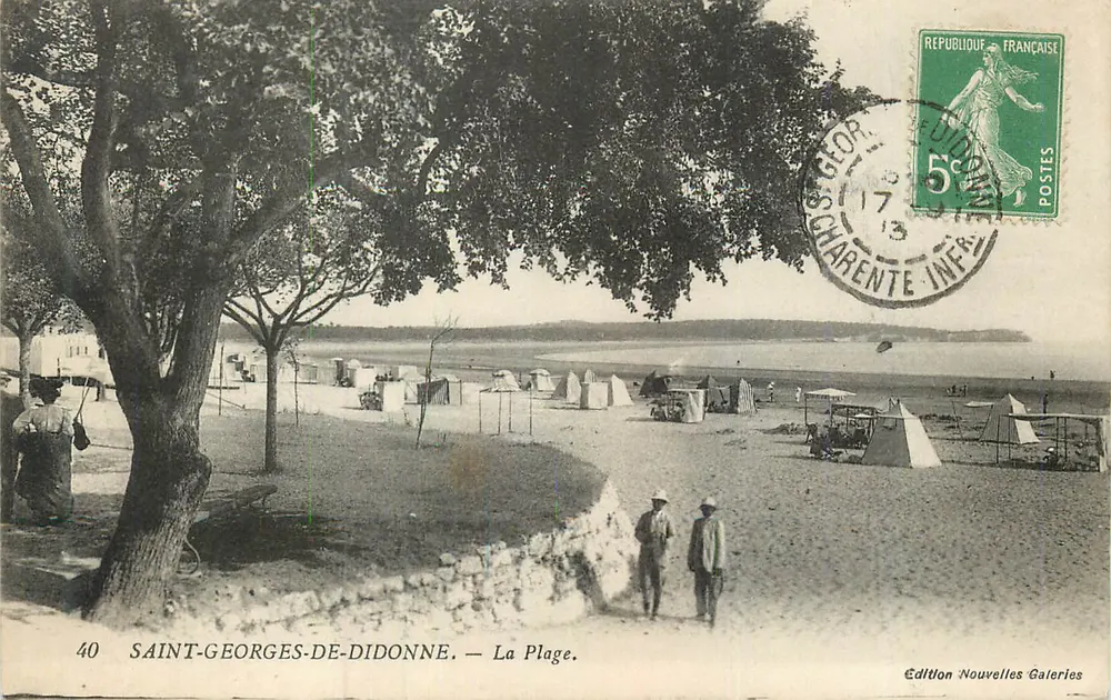 Saint-Georges-de-Didonne — A Praia — Edição Nouvelles Galeries - Frente