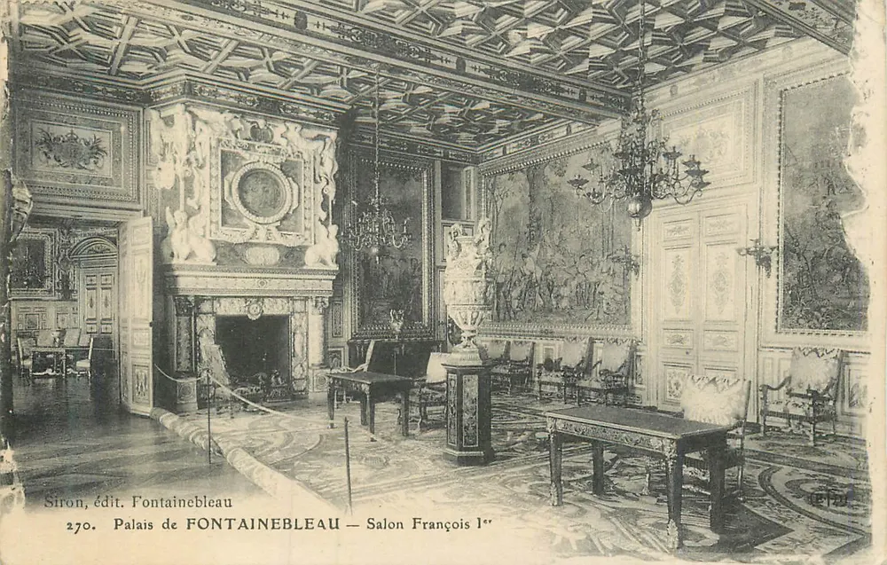 Schloss FONTAINEBLEAU — Saal François Ier — Siron, Verlag Fontainebleau 270 - Vorderseite