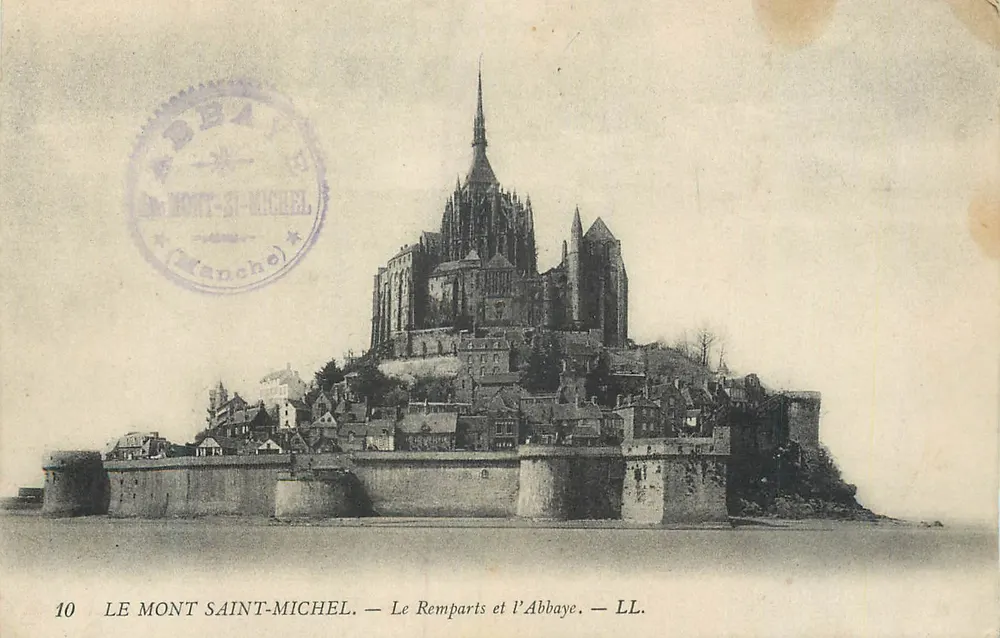 Mont-Saint-Michel — Die Mauern und die Abtei — LL. - Vorderseite