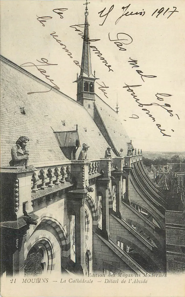 Mühle - Die Kathedrale — Detail der Apse — Ausgabe der Modernen Geschäfte - Vorderseite