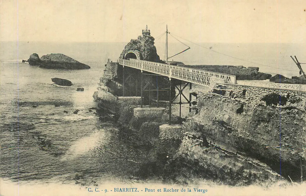 Biarritz - Ponte e Rocha da Virgem — C. C. - 9 - Frente