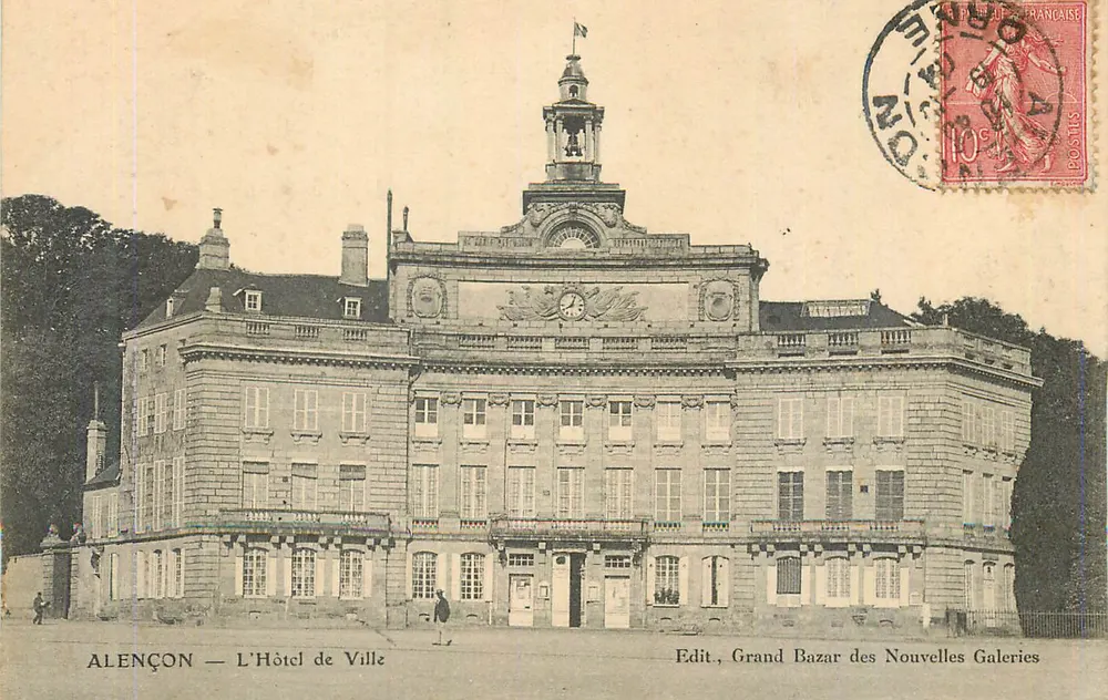 Alençon — O Hotel de Ville — Edit., Grand Bazar das Novas Galerias - Frente