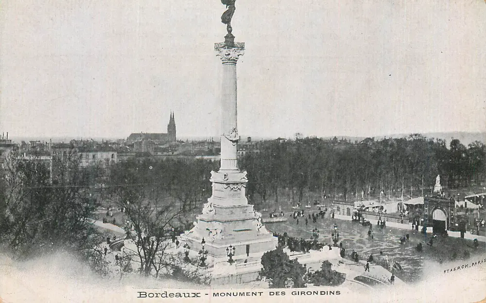 Bordeaux - Monument dos Girondins — Staerck, Paris - Frente
