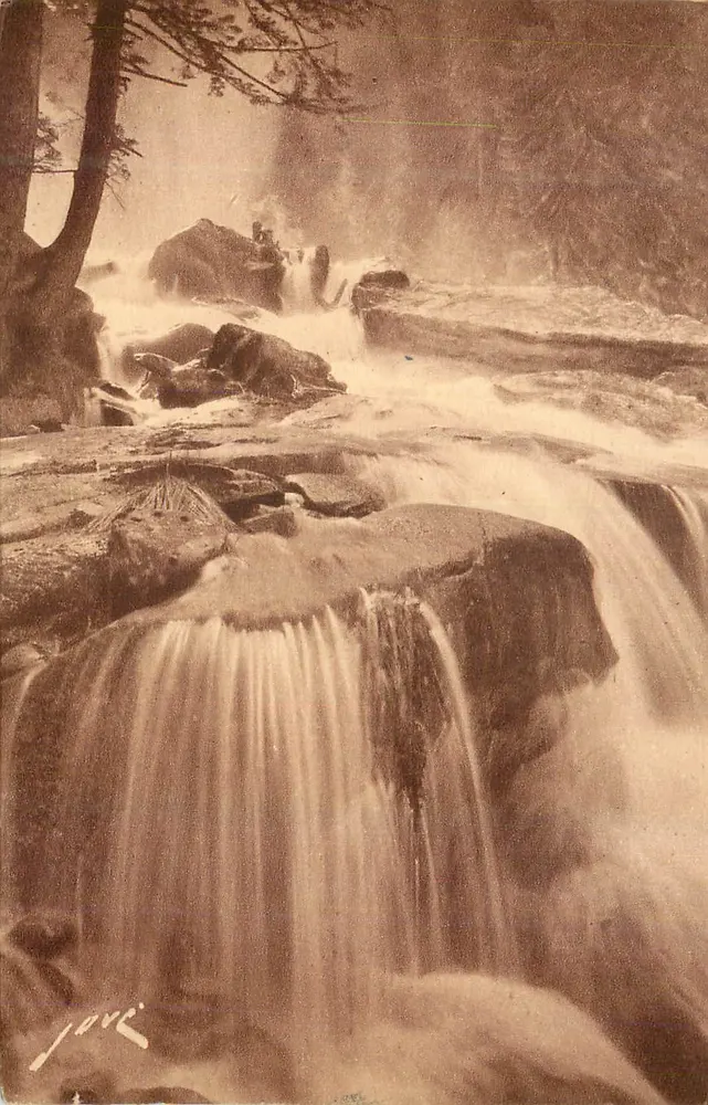 Wasserfälle in einem Wald — Jové - Vorderseite