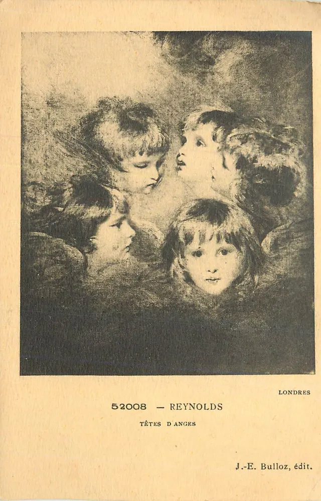 Cabeças de anjos — Reynolds — J.-E. Bulloz, editor - Frente