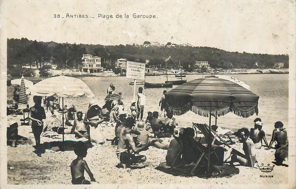 Antibes — Praia da Garoupe — Munier, n°38 - Frente