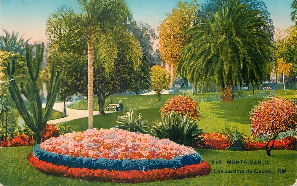 Die Gärten des Casinos — Monte-Carlo — RM - Vorderseite