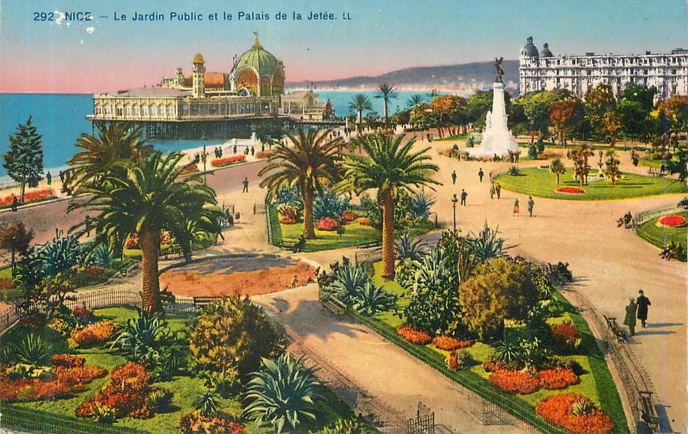 Nice — Öffentlicher Garten und Palast der Jetée — LL - Vorderseite