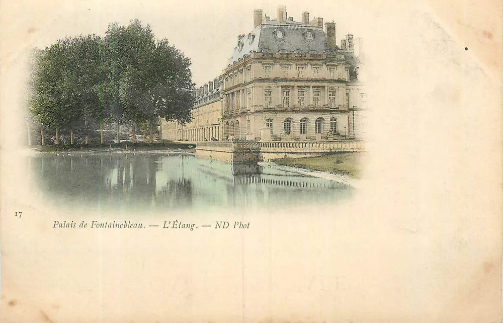 Schloss Fontainebleau — Der Teich — ND Phot - Vorderseite