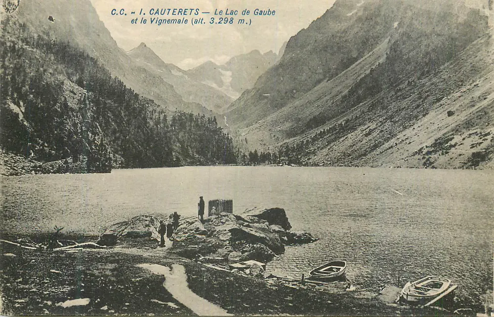 See Gaube und der Vignemale — C.C. - Cauterets (Höhe 3.298 m.) - Vorderseite