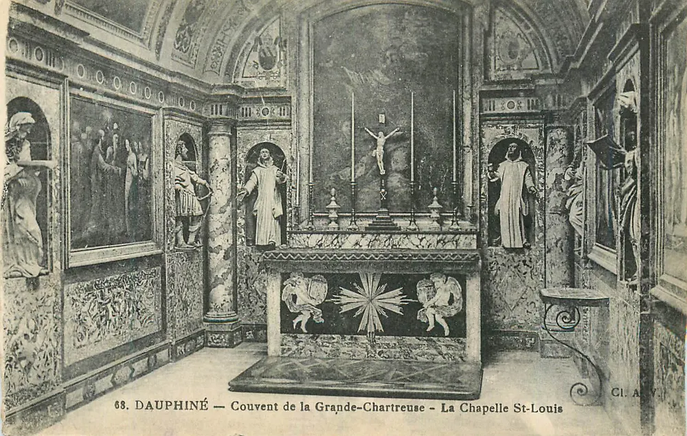 Dauphiné — Couvent de la Grande-Chartreuse — La Chapelle St-Louis — Cl. A. V. - Vorderseite