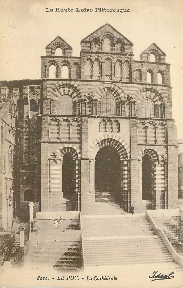 Le Puy - Die Kathedrale — Die malerische Haute-Loire — Ideal, n° 8012 - Vorderseite