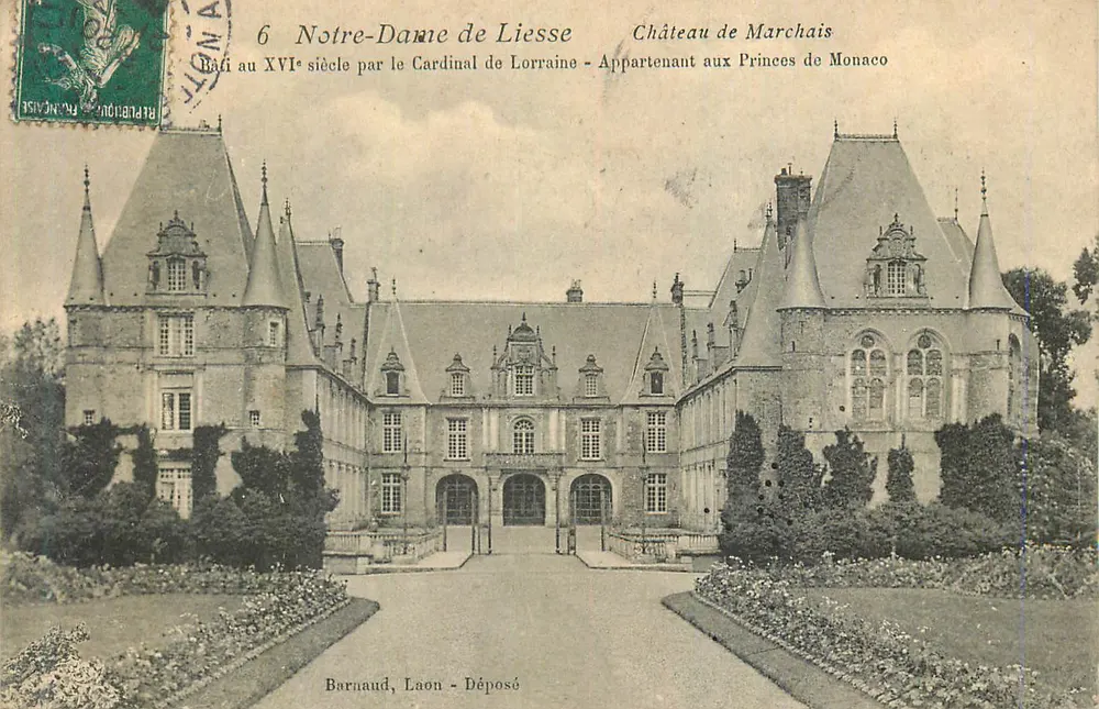 Schloss Marchais — Notre-Dame de Liesse — Barnaud, Laon - Vorderseite