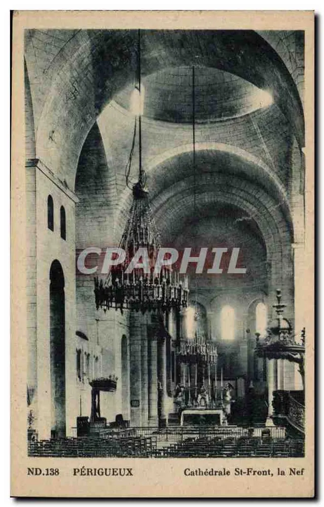 Périgueux — Catedral de São Front, a Nave — ND.138 - Frente