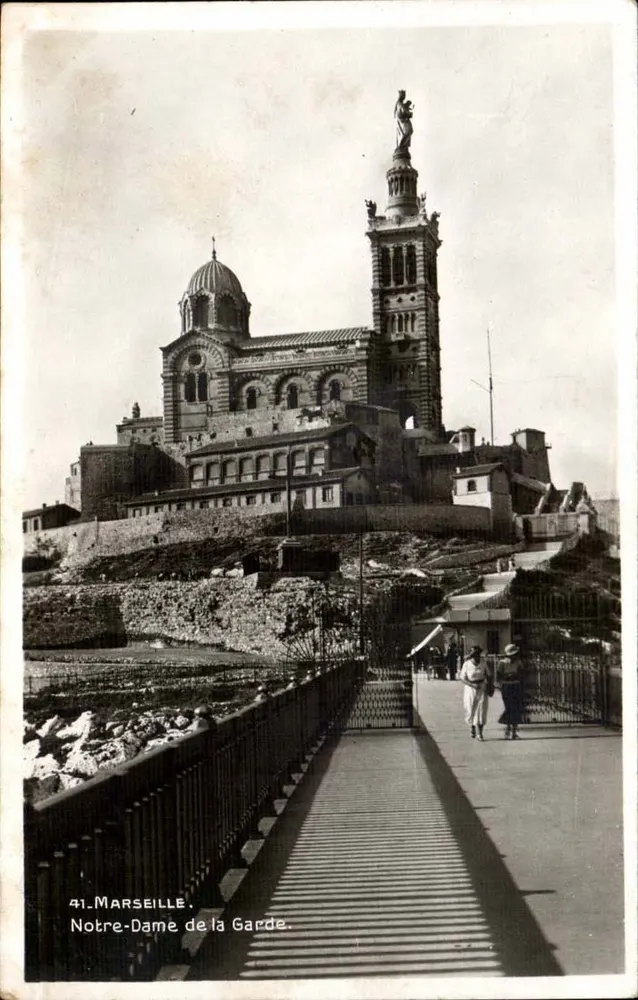 Marselha — Nossa Senhora da Guarda — Edições La Cigogne - Frente