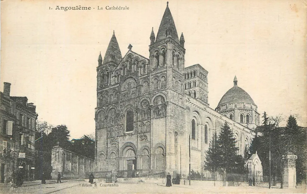 Angoulême - A Catedral — Edição R. Constantin - Frente