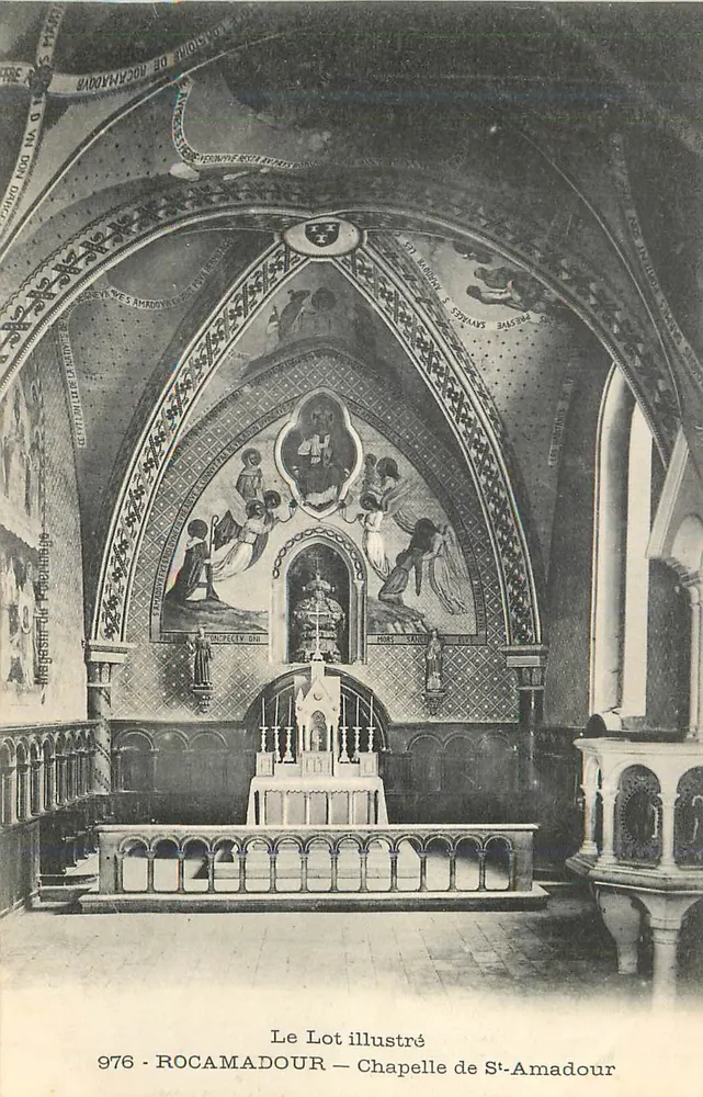 Rocamadour — Kapelle von St-Amadour — Le Lot illustré, n° 976 - Vorderseite
