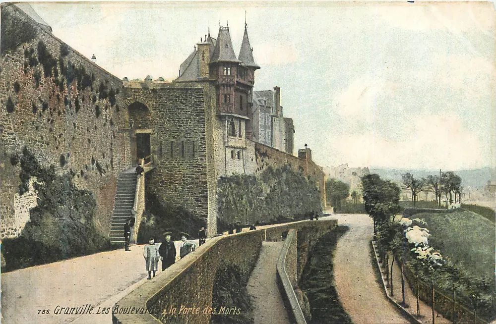 Granville — Die Boulevards an der Porte des Morts — unbekannter Verleger, Seriennummer 786 - Vorderseite