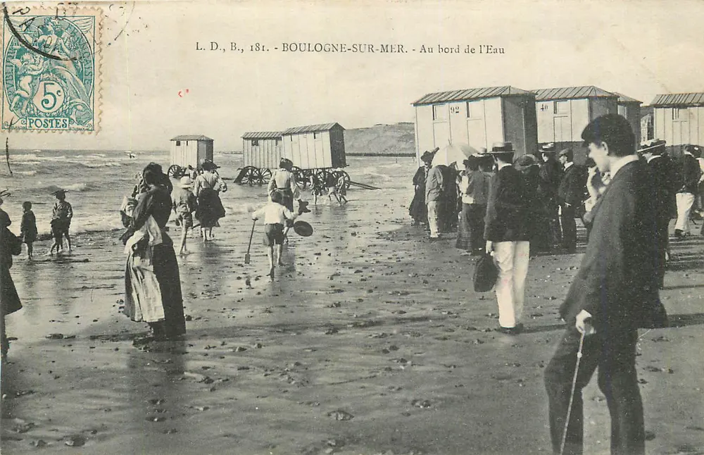 Boulogne-sur-Mer — Am Wasser — L.D., B., 18r. - Vorderseite