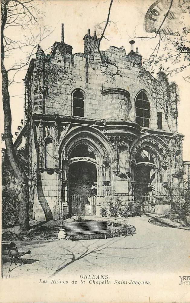 Orléans — Die Ruinen der Kapelle Saint-Jacques — JND Photo - Vorderseite