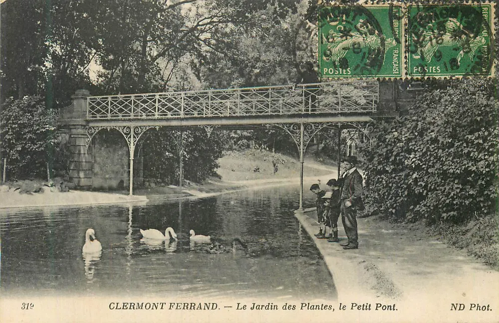 Clermont-Ferrand — Der Jardin des Plantes, der Petit Pont — ND Phot. n°319 - Vorderseite