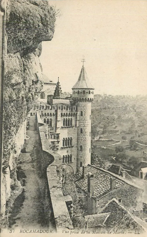 Rocamadour — Ansicht vom Haus Marie — LL - Vorderseite