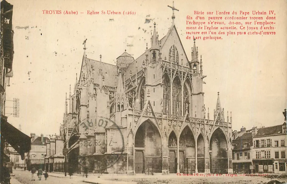 Troyes (Aube) — Chiesa di San Urbano (1262) - Recto