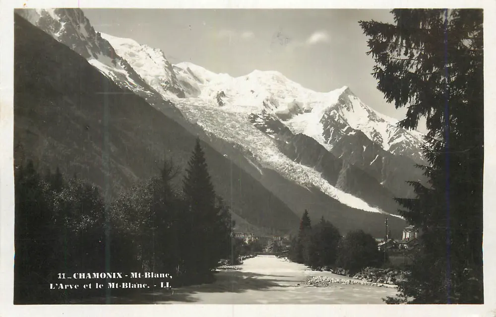 Chamonix - Mont-Blanc, A L'Arve e o Mont-Blanc - LL - Frente