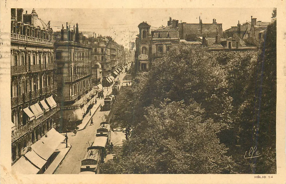 Aussicht auf die Rue des Dalles in Lyon — Hélios 54 - Vorderseite