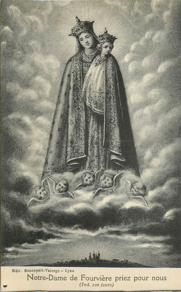 Nossa Senhora de Fourvière — Lyon — Édit. Bonnepart-Valorgo - Frente