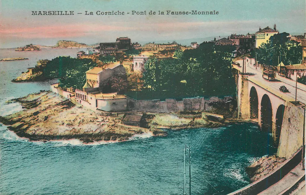 Marseille — La Corniche — Pont de la Fausse-Monnaie - Vorderseite