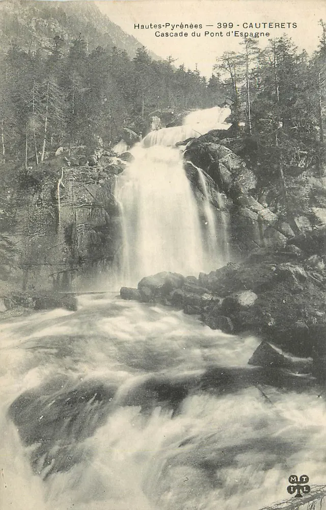 Cascade du Pont d'Espagne — Hautes-Pyrénées — 399 — CAUTERETS - Vorderseite