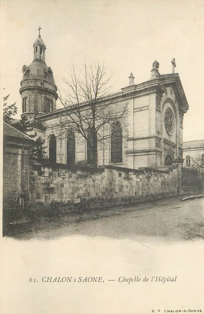 Chalon-sur-Saône — Kapelle des Krankenhauses - Vorderseite
