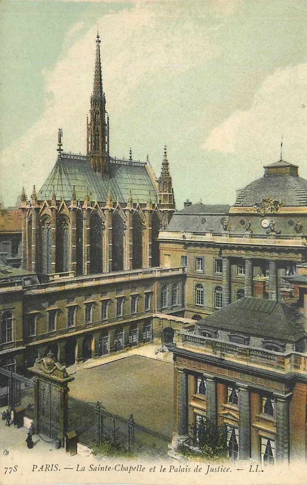 Paris — Die Sainte-Chapelle und das Palais de Justice — LL. — n° 778 - Vorderseite