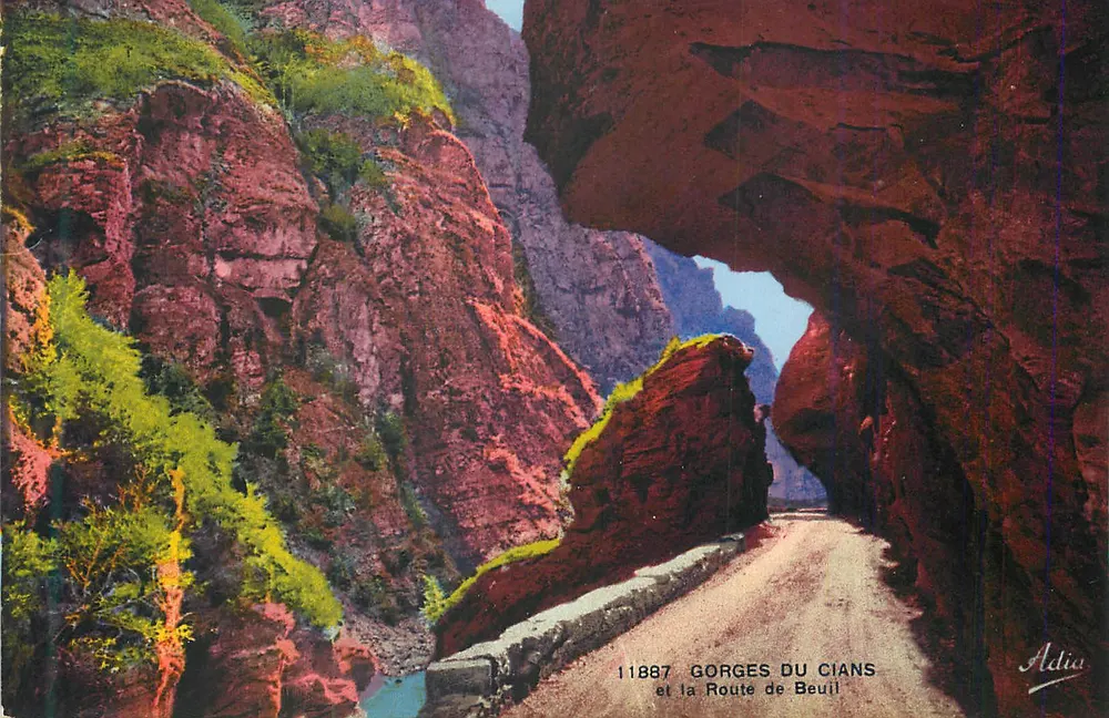 Gorges do Cians e a Estrada de Beuil — Aldia, n° 11887 - Frente