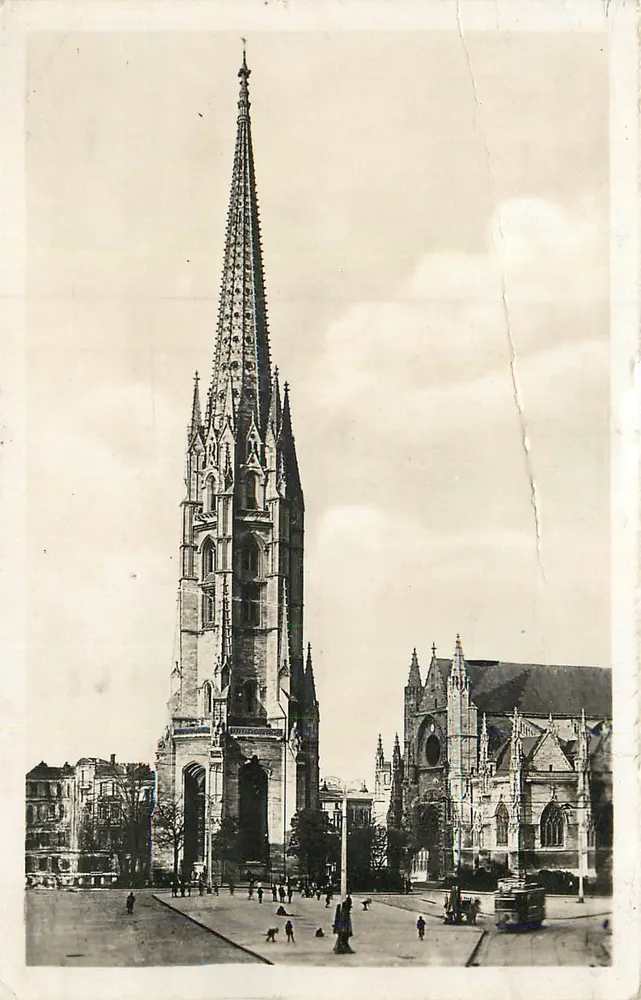 St. Peterskirche in Straßburg — Ansicht der Kirchturmspitze — Verleger nicht sichtbar - Vorderseite