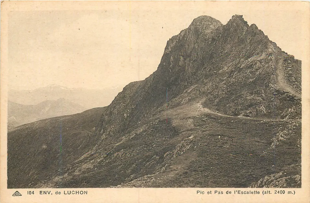 Pic und Pas de l'Escalette — Umgebung von Luchon — ARB Nr. 104 - Vorderseite