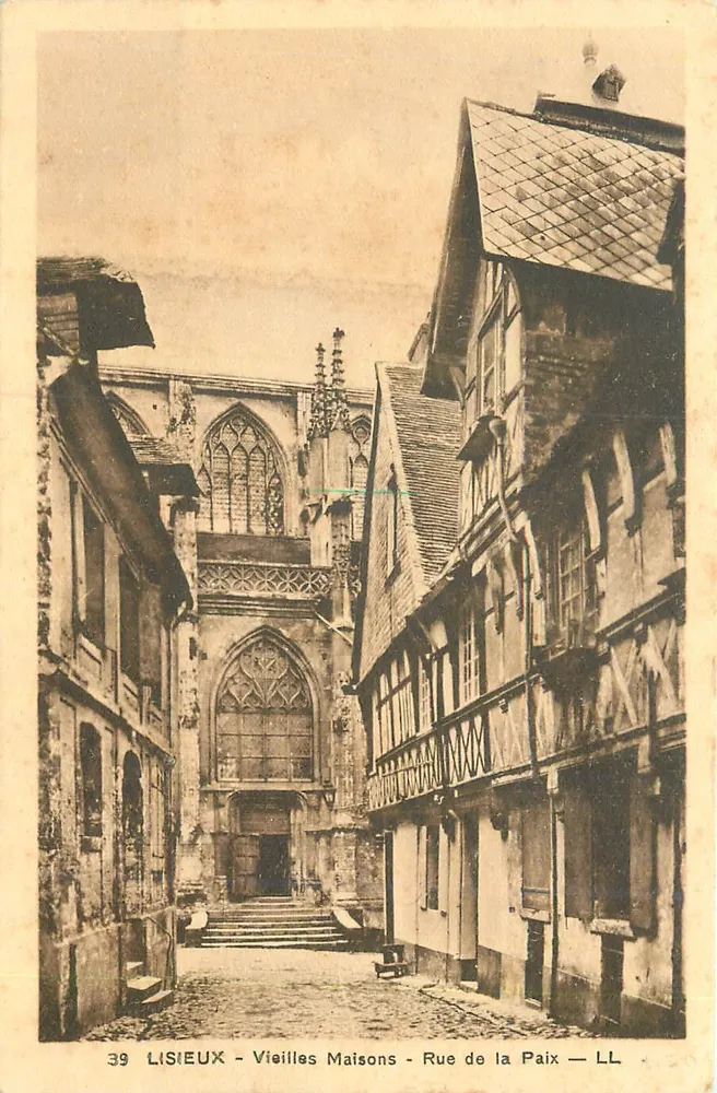 Lisieux - Alte Häuser - Rue de la Paix — LL - Vorderseite
