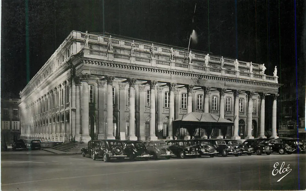 Rathaus von Toulouse — Nacht — Verlag Elcée - Vorderseite