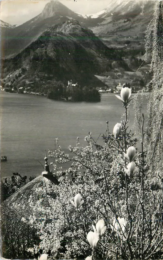 Lago de Thoune — vista panorâmica — editor desconhecido - Frente