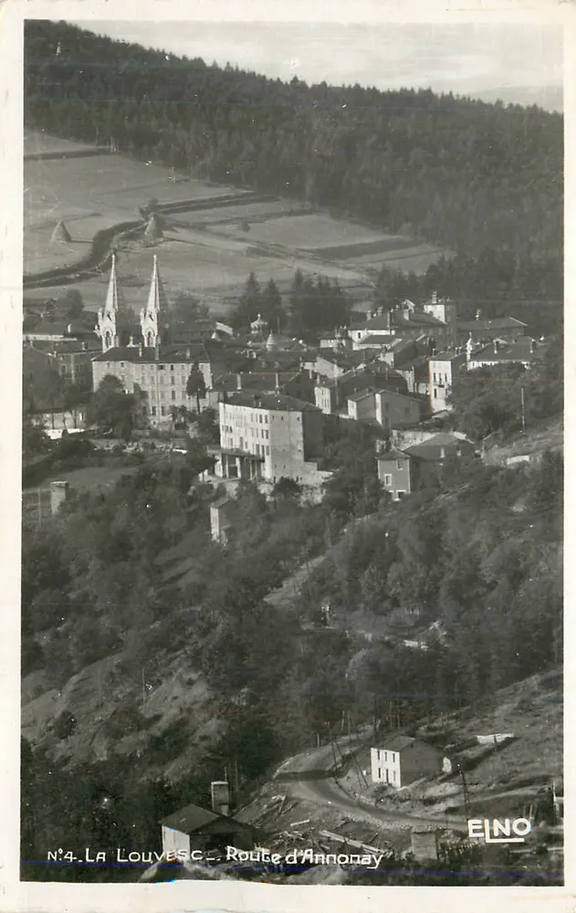 La Louvesc — Estrada de Annonay — Editora EINO, n°4 - Frente