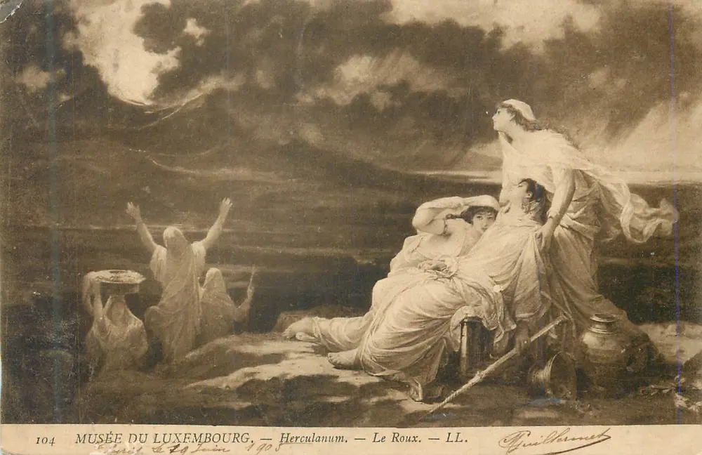Ercolano — Le Roux — LL. — Museo del Luxembourg — 104 - Recto