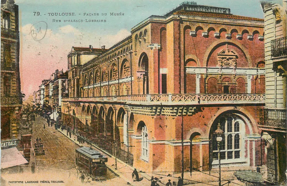 Toulouse - Fachada do Museu Rur da Alsácia-Lorena — Fototipia Laouche Frères, Toulouse - Frente