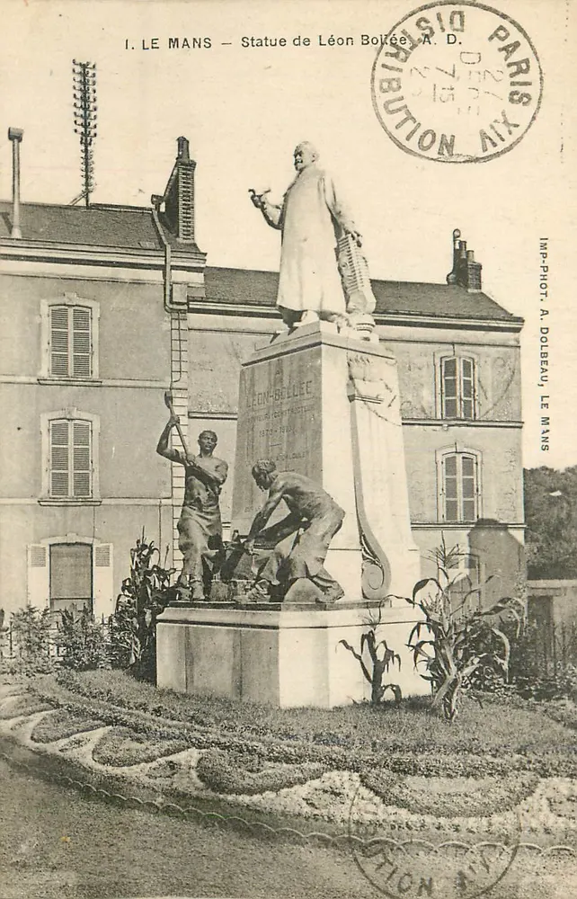 Le Mans — Estátua de Léon Boltée — IMP-PHOT. A. Dolbeau, Le Mans - Frente
