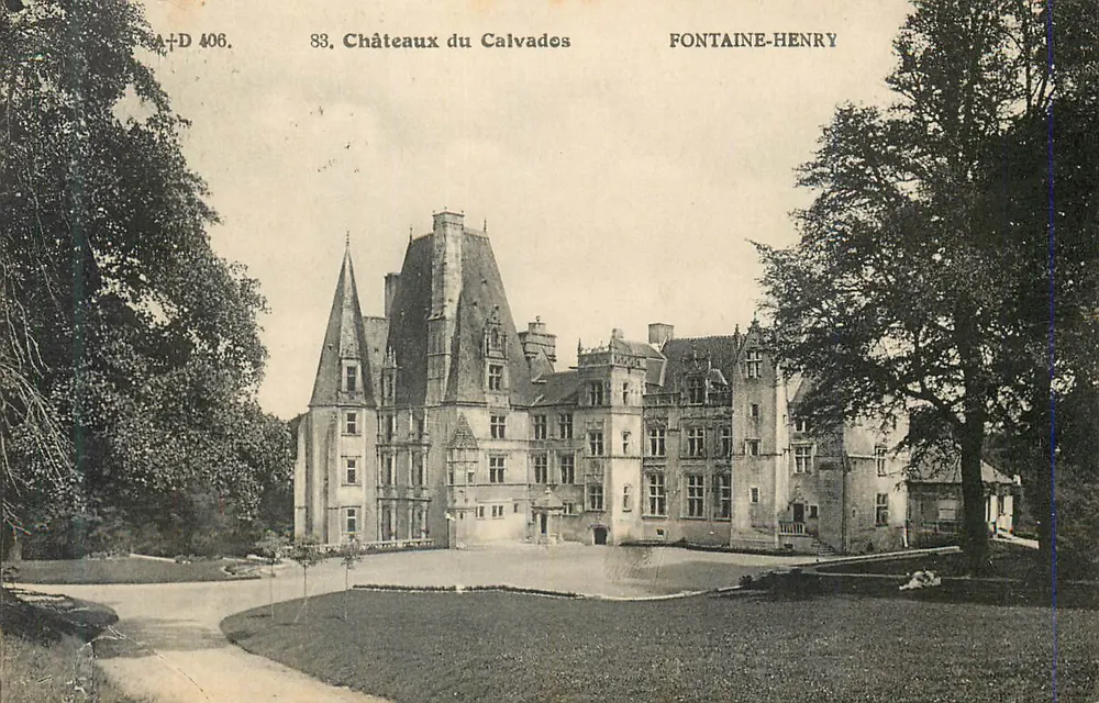 Schloss Fontaine-Henry — Schlösser des Calvados — Verleger Fontaine-Henry, n° 33 - Vorderseite