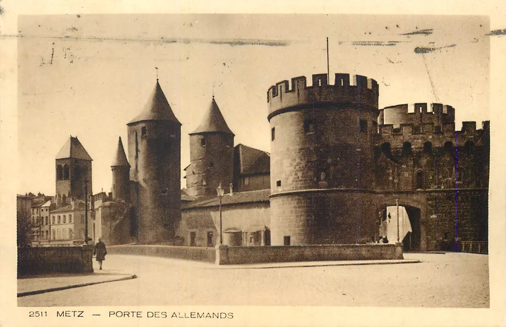 Metz — Porte dos Alemães — editor desconhecido, n° de série 2511 - Frente
